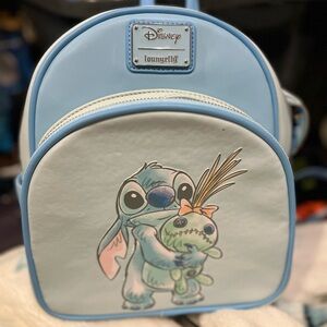 Loungefly Light Blue Stitch Backpack